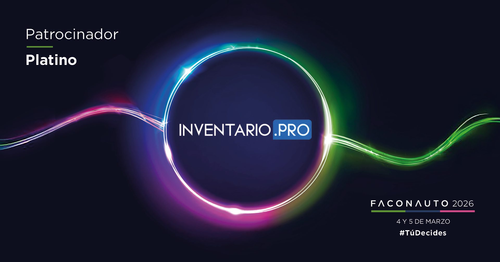 Inventario.pro, patrocinador Platino del Congreso Faconauto 2026